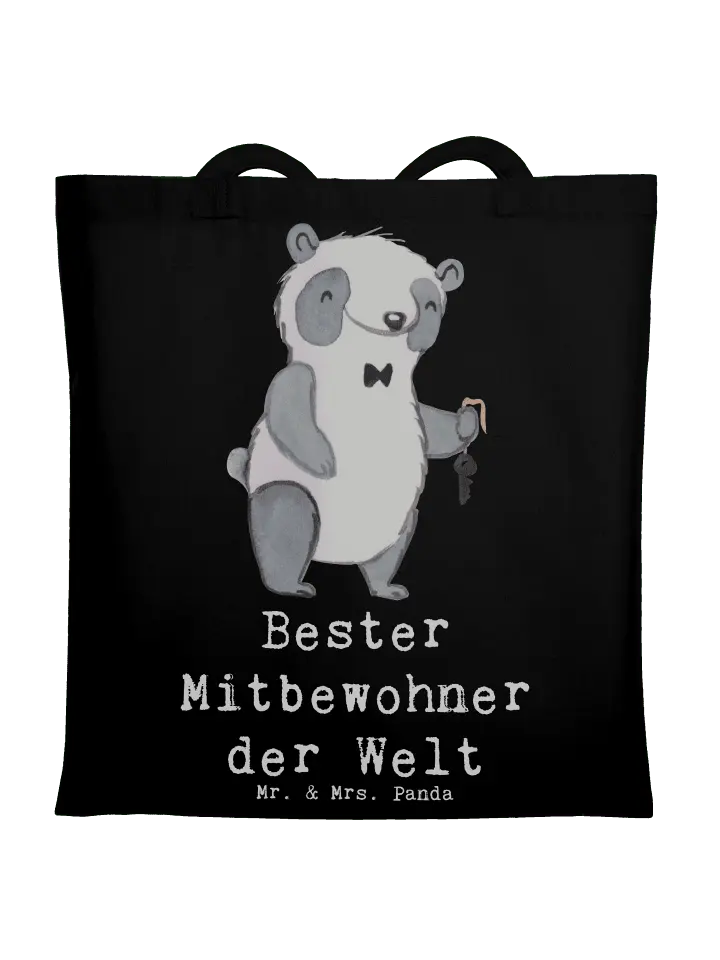 Сумка для переноски Mr & Mrs Panda Panda Bester Mitbewohner der Welt m, черный
Сумка для переноски Mr & Mrs Panda Panda Bester Mitbewohner der Welt m, черный