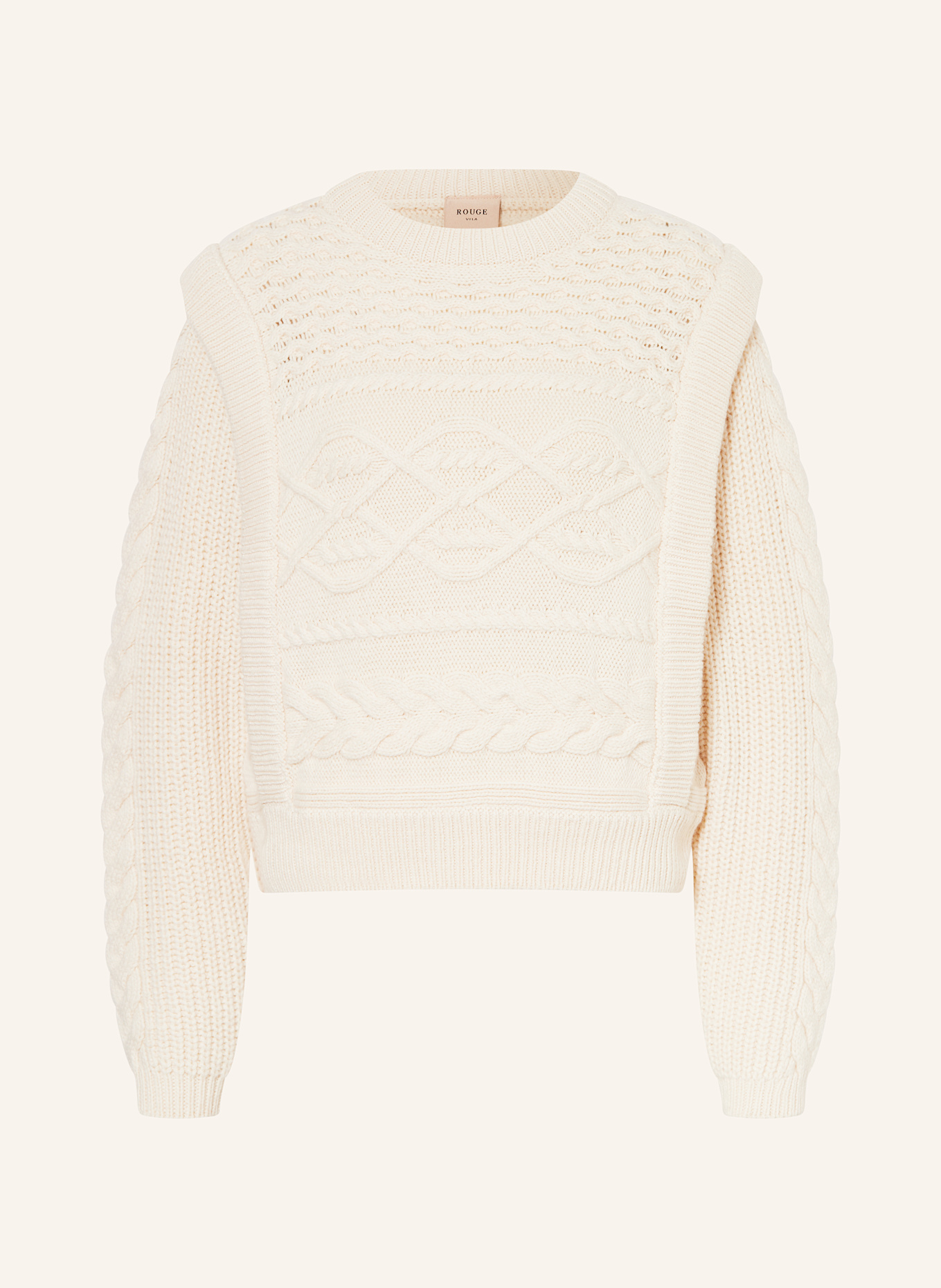 Свитер викала Rouge Vila, экрю
Свитер викала Rouge Vila, экрю