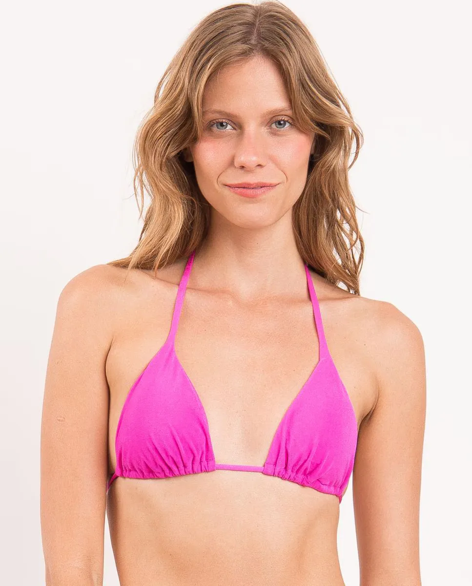 Однотонный лиф бикини с треугольными чашечками и мягкой подкладкой Río de Sol, розовый
Однотонный лиф бикини с треугольными чашечками и мягкой подкладкой Río de Sol, розовый