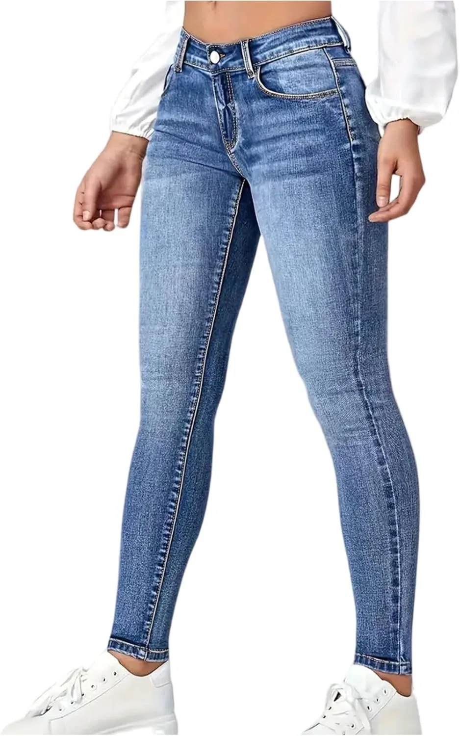 Женские джинсы-леггинсы Curvy High Waist с карманами
Женские джинсы-леггинсы Curvy High Waist с карманами