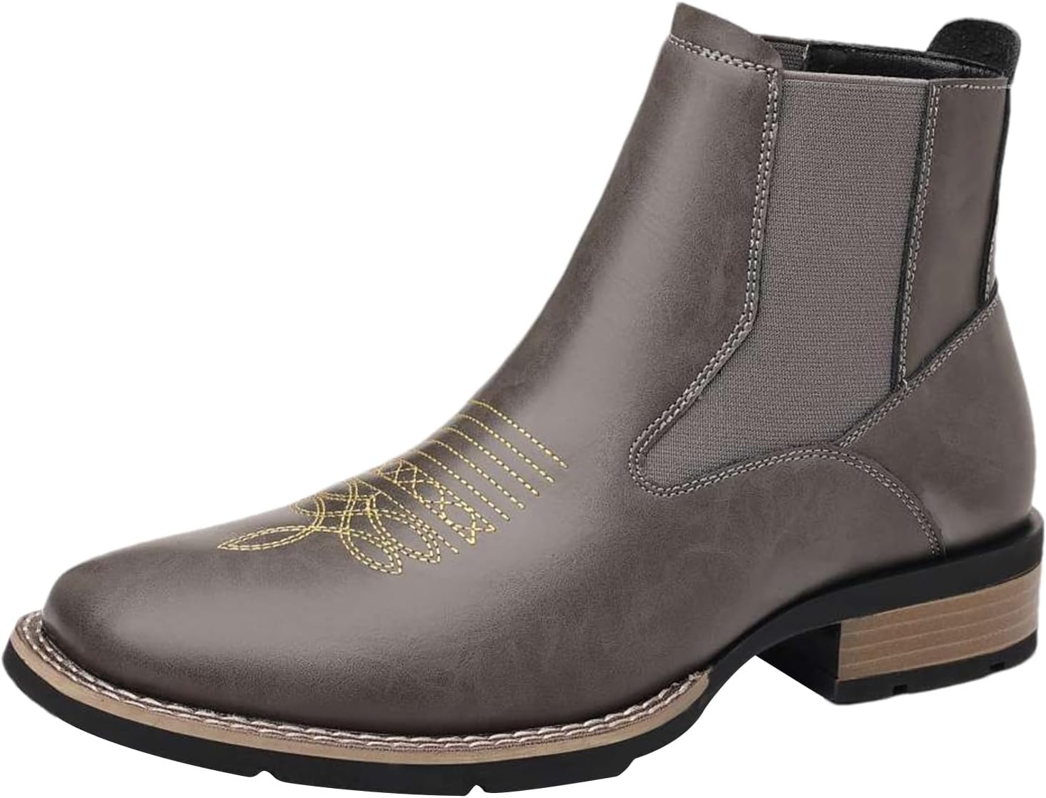 Мужские вышитые ботинки Chelsea rismart, высокие до щиколотки, с круглым носком, повседневные ботильоны на липучке, серый
Мужские вышитые ботинки Chelsea rismart, высокие до щиколотки, с круглым носком, повседневные ботильоны на липучке, серый