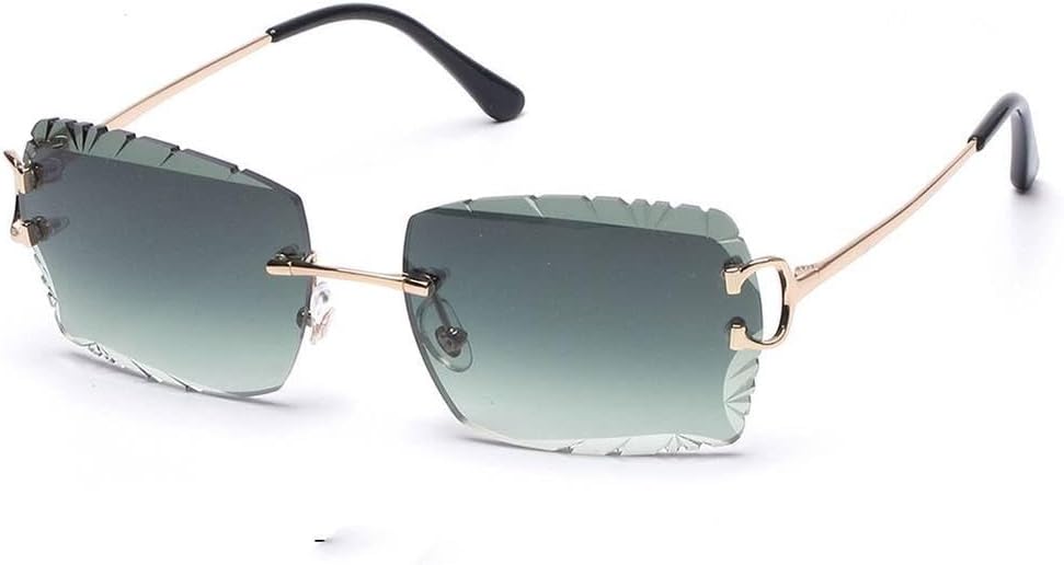 качественные солнцезащитные очки без оправы с нейлоновыми линзами с алмазной огранкой и защитой от УФ-излучения UV400, модные очки с металлическими дужками для мужчин и женщин HYYZZC, Dark Green
качественные солнцезащитные очки без оправы с нейлоновыми линзами с алмазной огранкой и защитой от УФ-излучения UV400, модные очки с металлическими дужками для мужчин и женщин HYYZZC, Dark Green