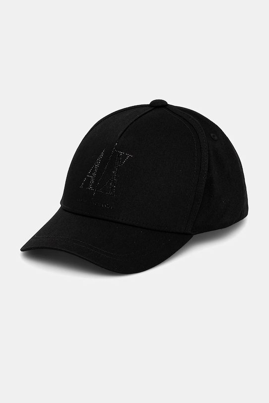 Хлопковая кепка с козырьком Armani Exchange, черный
Хлопковая кепка с козырьком Armani Exchange, черный