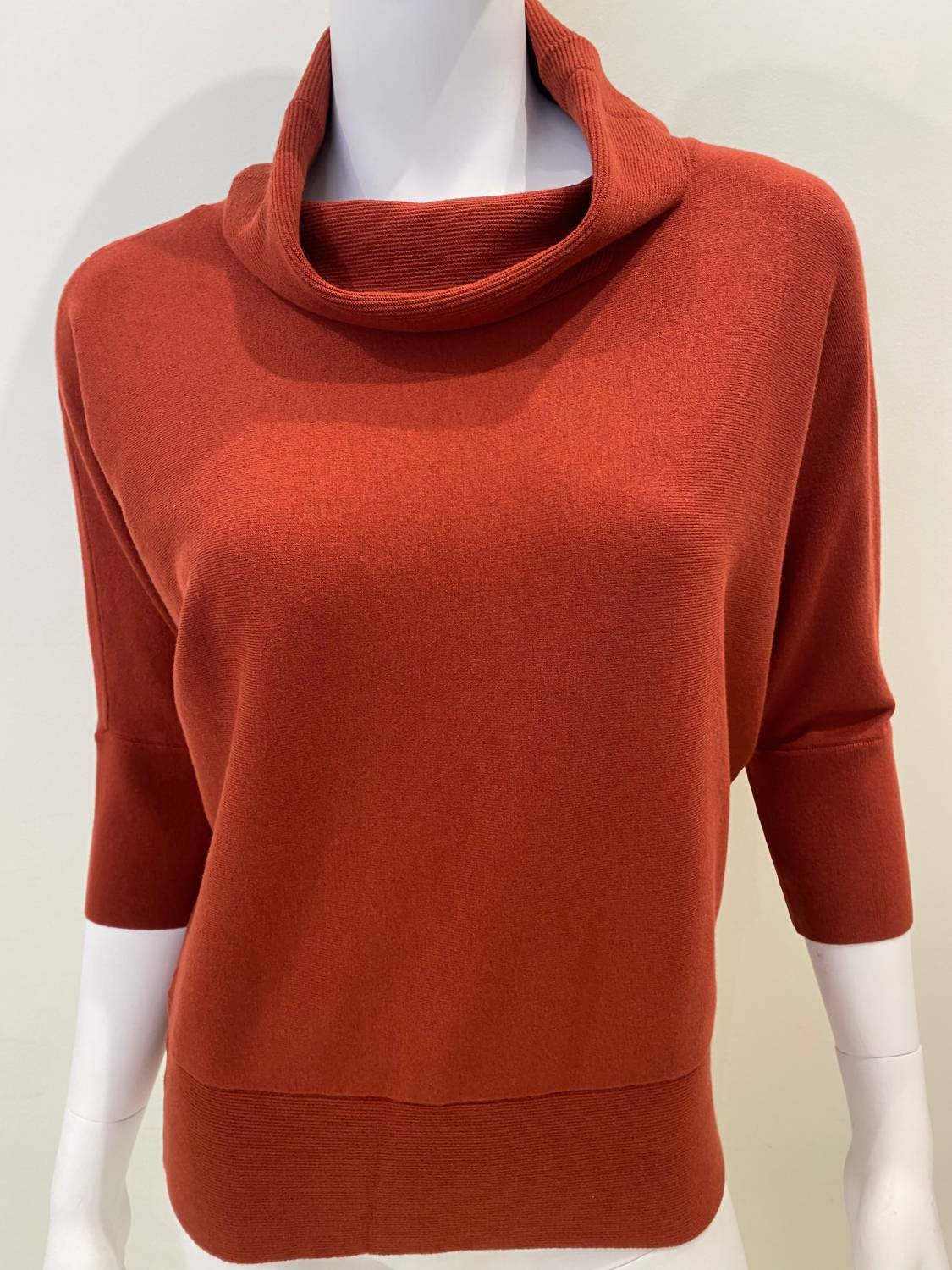 Свитер с воротником-хомут и рукавами «летучая мышь» в цвете «бурбон» Elliott Lauren, цвет bourbon
Свитер с воротником-хомут и рукавами «летучая мышь» в цвете «бурбон» Elliott Lauren, цвет bourbon