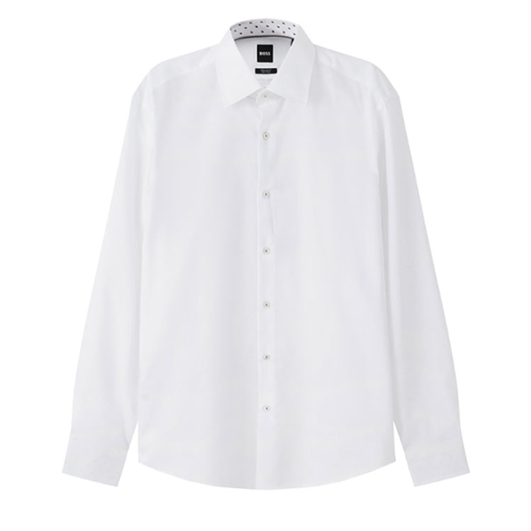 HUGO BOSS Обычная рубашка из легкой в уходе хлопковой поплиновой ткани мужская белая
HUGO BOSS Обычная рубашка из легкой в уходе хлопковой поплиновой ткани мужская белая