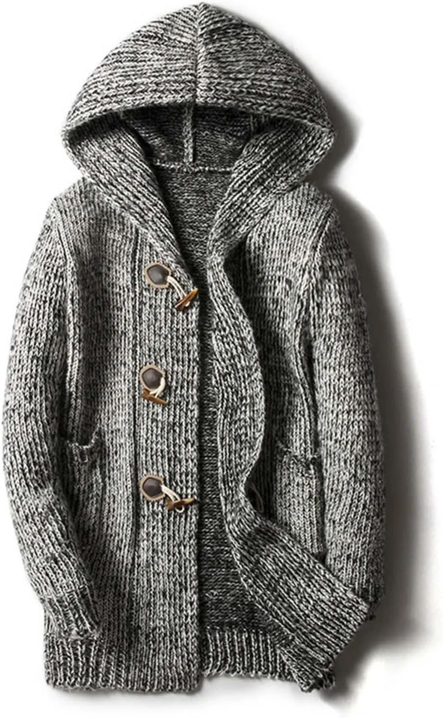 Кардиган мужской с капюшоном Mid-Length на пуговицах
Кардиган мужской с капюшоном Mid-Length на пуговицах