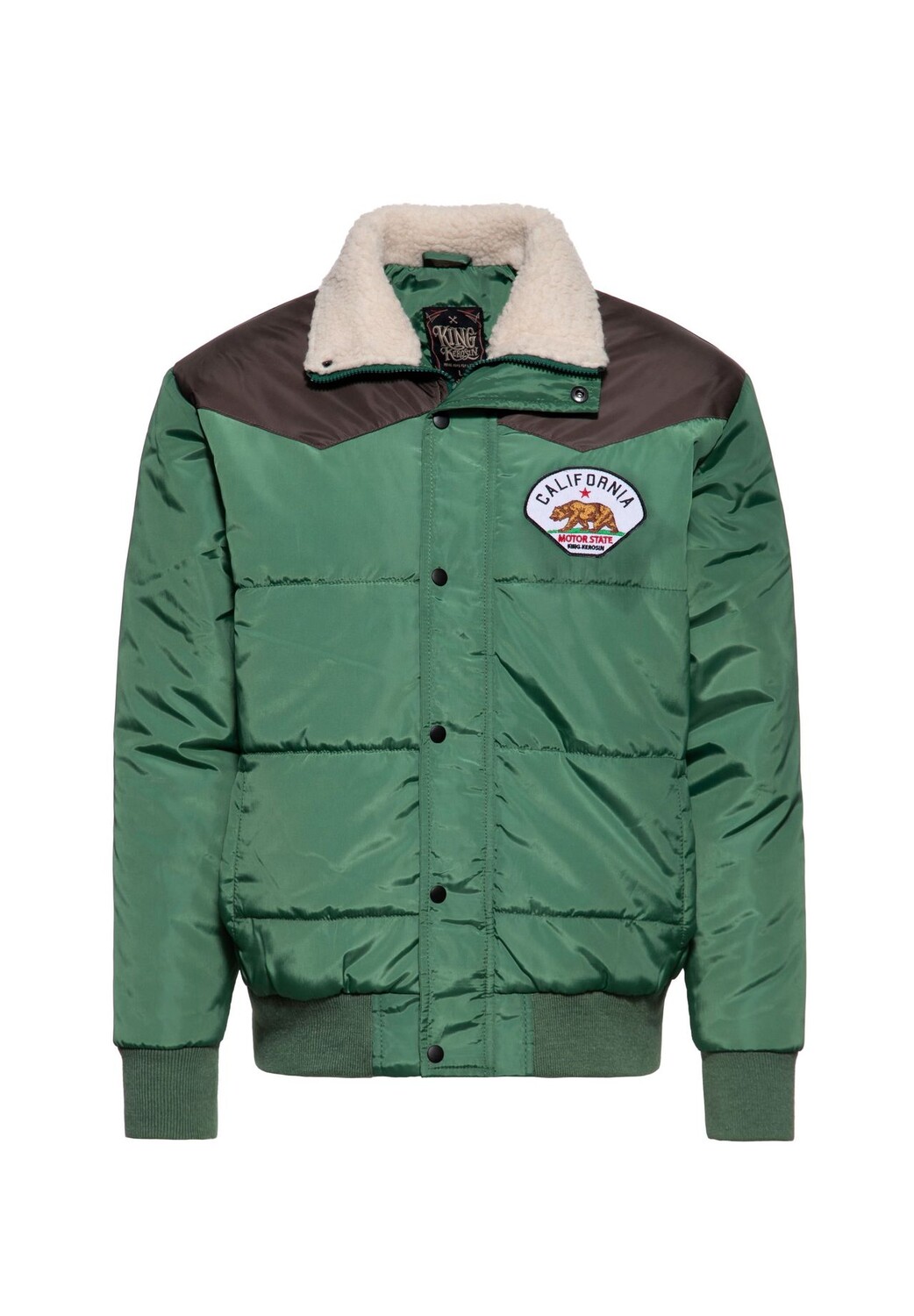 Зимняя куртка в стиле Калифорния 70-х KING KEROSIN, зеленый
Зимняя куртка в стиле Калифорния 70-х KING KEROSIN, зеленый