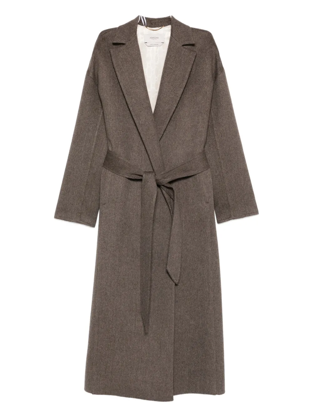 Пальто с лацканами и поясом Agnona, коричневый
Пальто с лацканами и поясом Agnona, коричневый