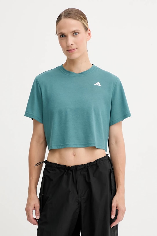 Футболка для тренировок Workout Essentials Adidas Performance, зеленый
Футболка для тренировок Workout Essentials Adidas Performance, зеленый