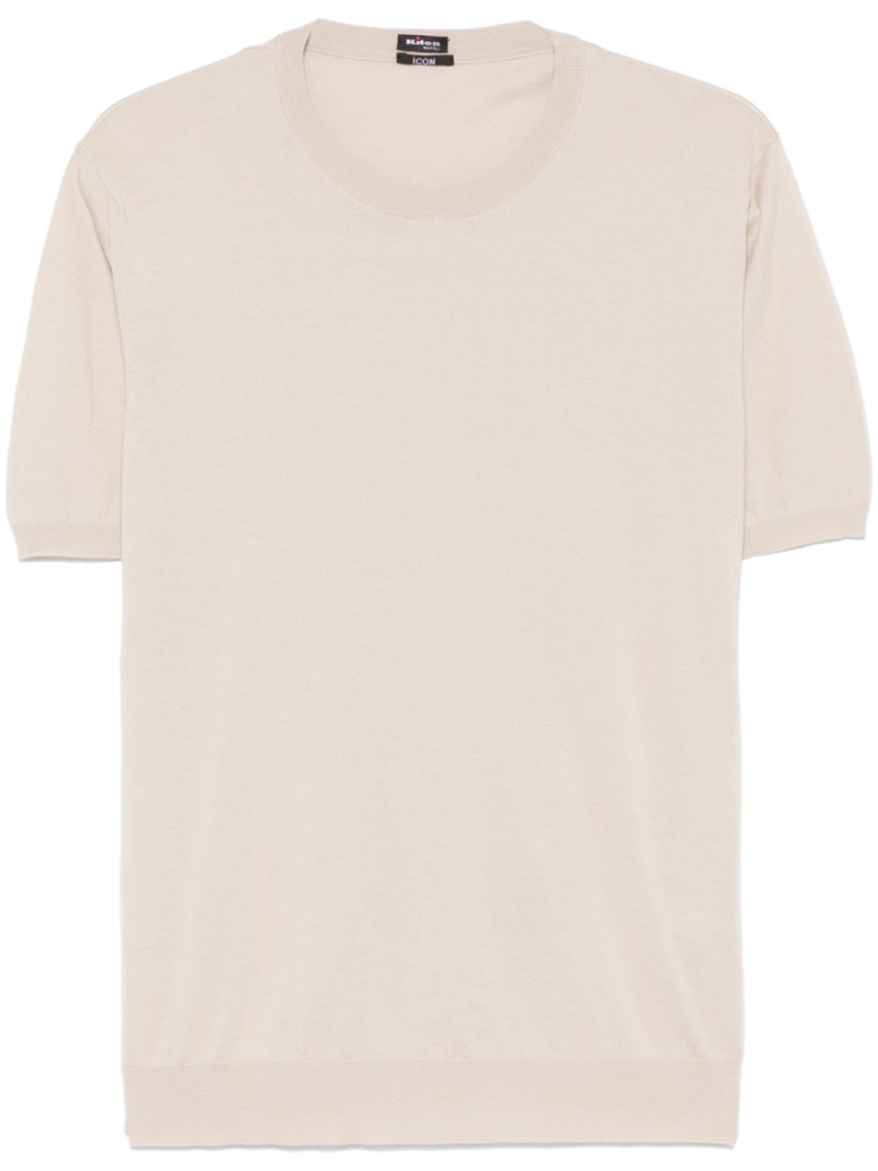 Kiton трикотажная футболка, нейтральный цвет 
Kiton трикотажная футболка, нейтральный цвет