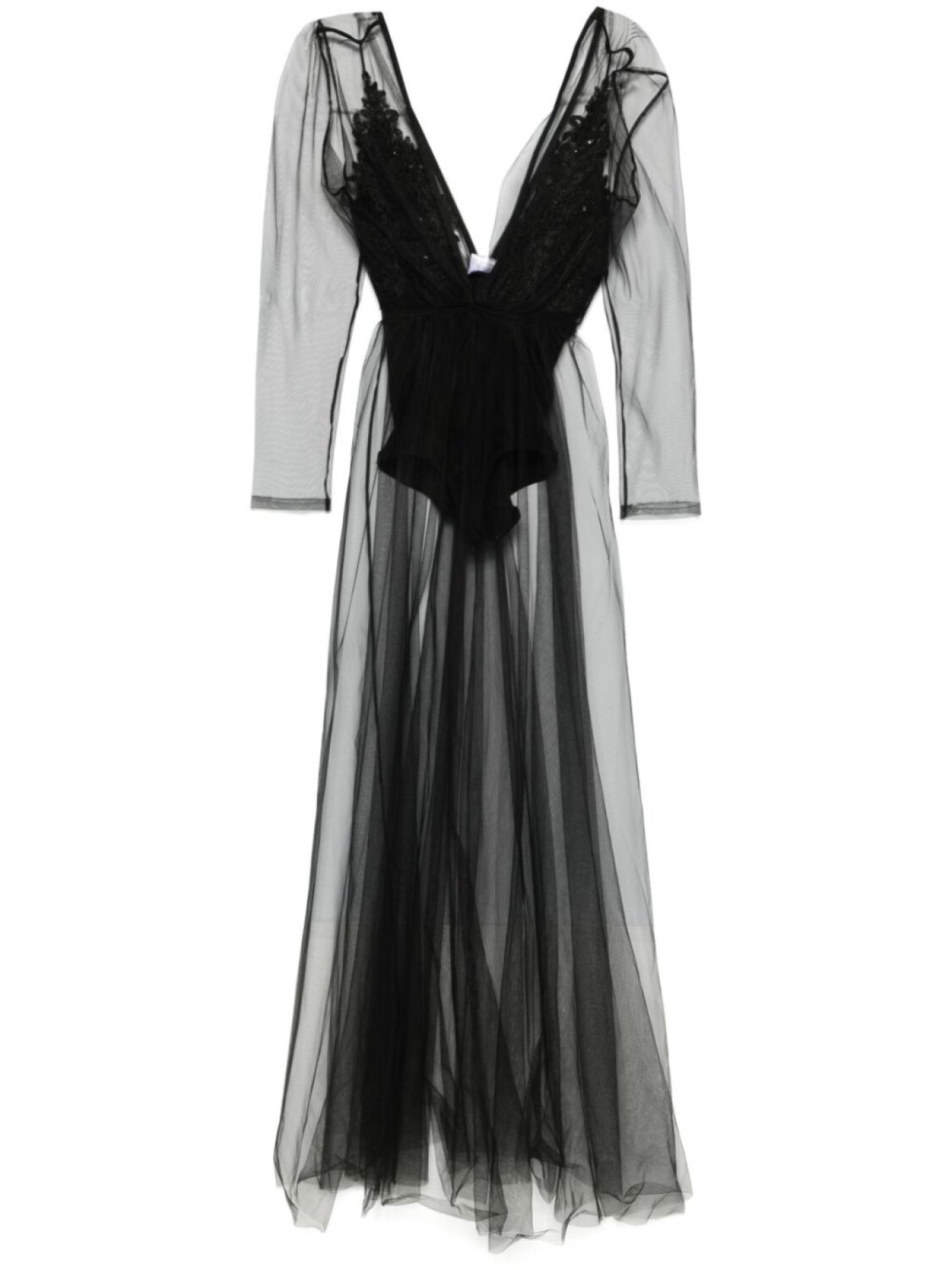 Платье макси из тюля Alchemy x Lia Aram, черный 
Платье макси из тюля Alchemy x Lia Aram, черный