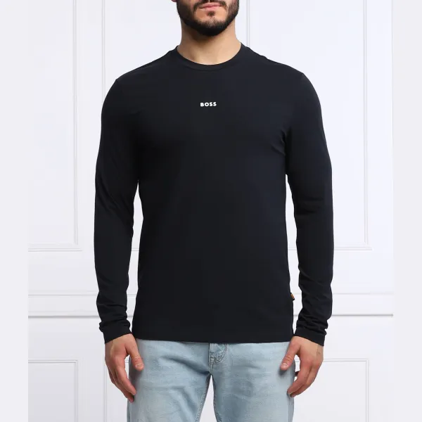 Футболка с длинным рукавом стандартной посадки Boss, синий
Футболка с длинным рукавом стандартной посадки Boss, синий
