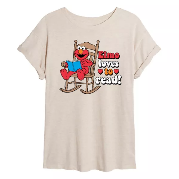 Футболка большого размера «Улица Сезам» для юниоров «Элмо любит читать» Licensed Character, бежевый
Футболка большого размера «Улица Сезам» для юниоров «Элмо любит читать» Licensed Character, бежевый