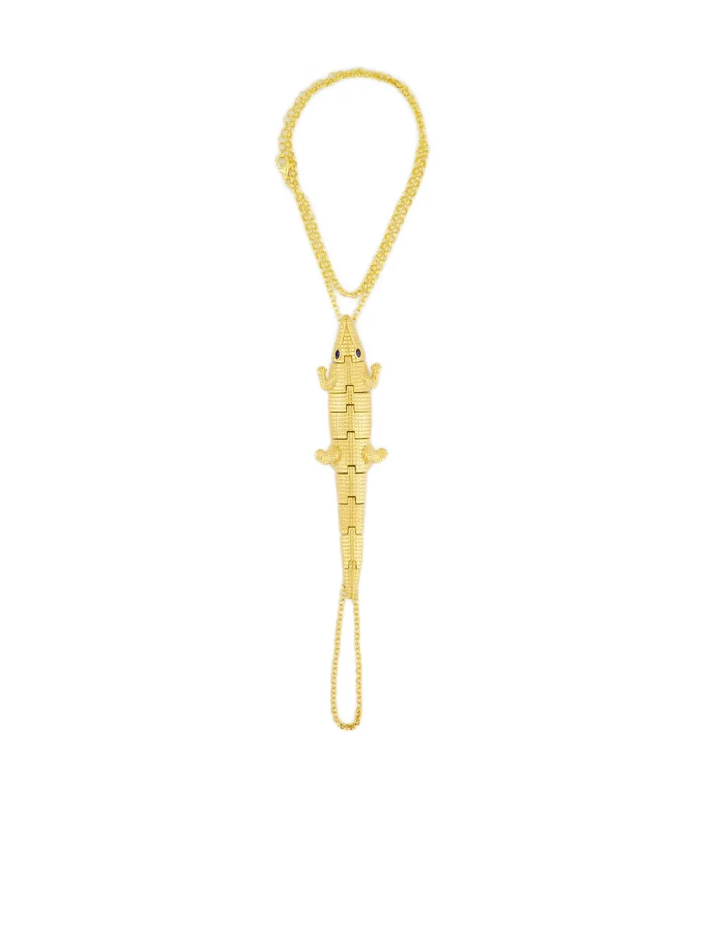 Цепочный браслет с тиснением под крокодила Begüm Khan, золотой
Цепочный браслет с тиснением под крокодила Begüm Khan, золотой