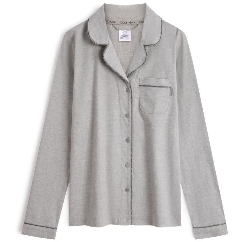 Женская пижамная блузка Calvin Klein, P7A-Голубиный серый
Женская пижамная блузка Calvin Klein, P7A-Голубиный серый