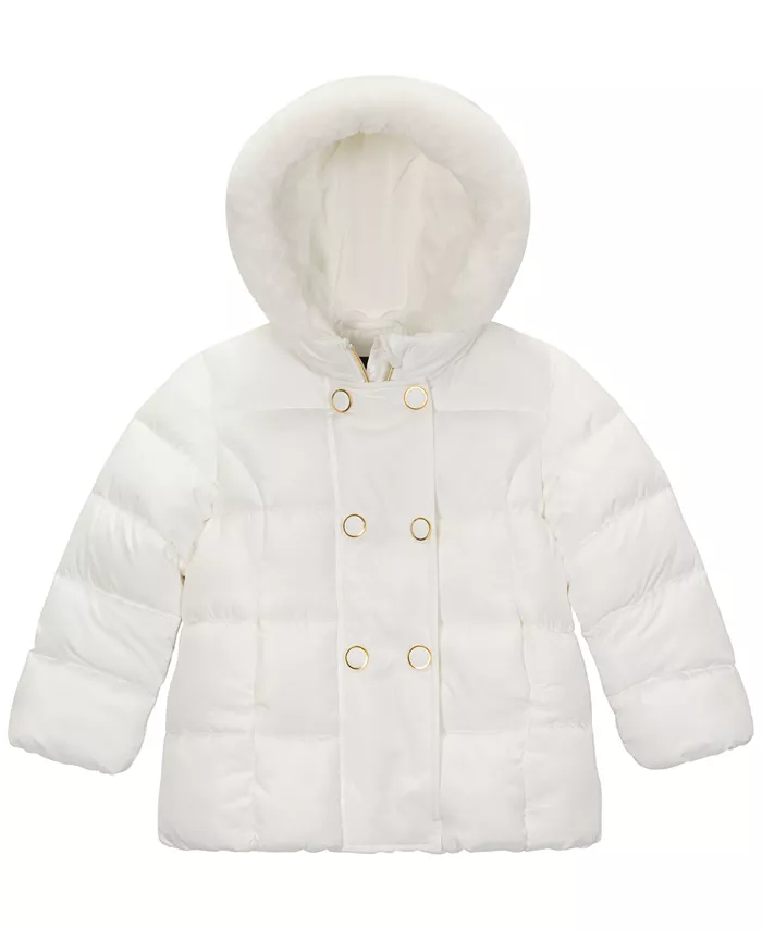 Детская двубортная пуховик для девочек S Rothschild & Co, белый
Детская двубортная пуховик для девочек S Rothschild & Co, белый