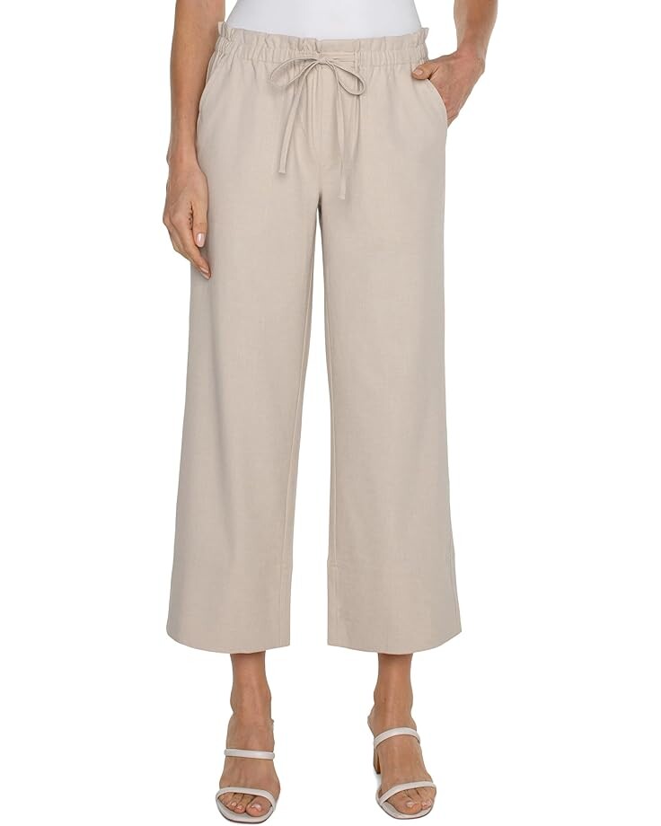 Брюки Liverpool Los Angeles Pull On Mid Rise Tie Waist Wide Leg Crop Textured Stretch Woven, цвет Dusty Tan
Брюки Liverpool Los Angeles Pull On Mid Rise Tie Waist Wide Leg Crop Textured Stretch Woven, цвет Dusty Tan