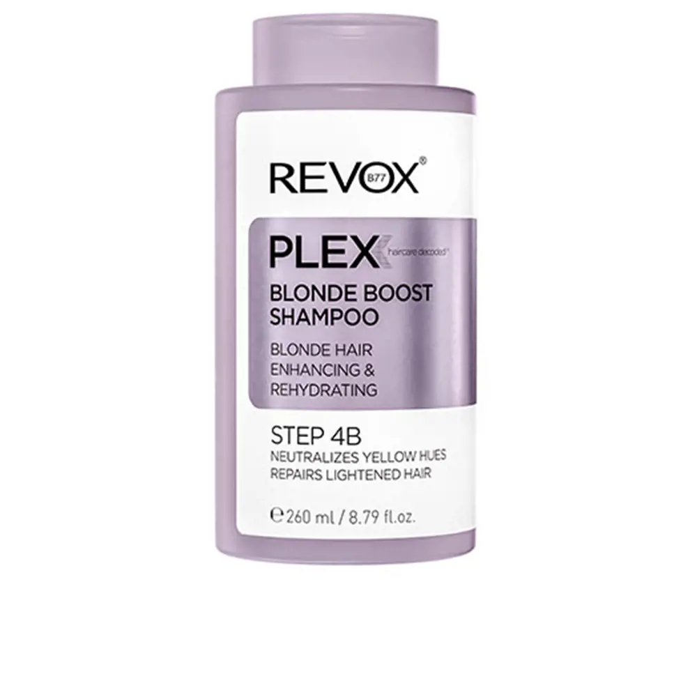 Шампунь Plex blonde boost shampoo step 4b Revox, 260 мл.
Шампунь Plex blonde boost shampoo step 4b Revox, 260 мл.
