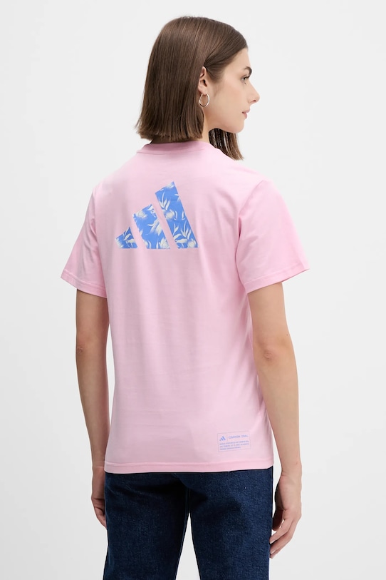 Хлопковая футболка House of Tiro Adidas, розовый
Хлопковая футболка House of Tiro Adidas, розовый