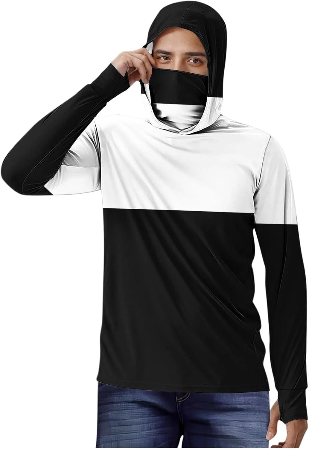 Мужская толстовка-рашгард с капюшоном Color Block, UPF 50+, с защитой лица Cambkatl
Мужская толстовка-рашгард с капюшоном Color Block, UPF 50+, с защитой лица Cambkatl