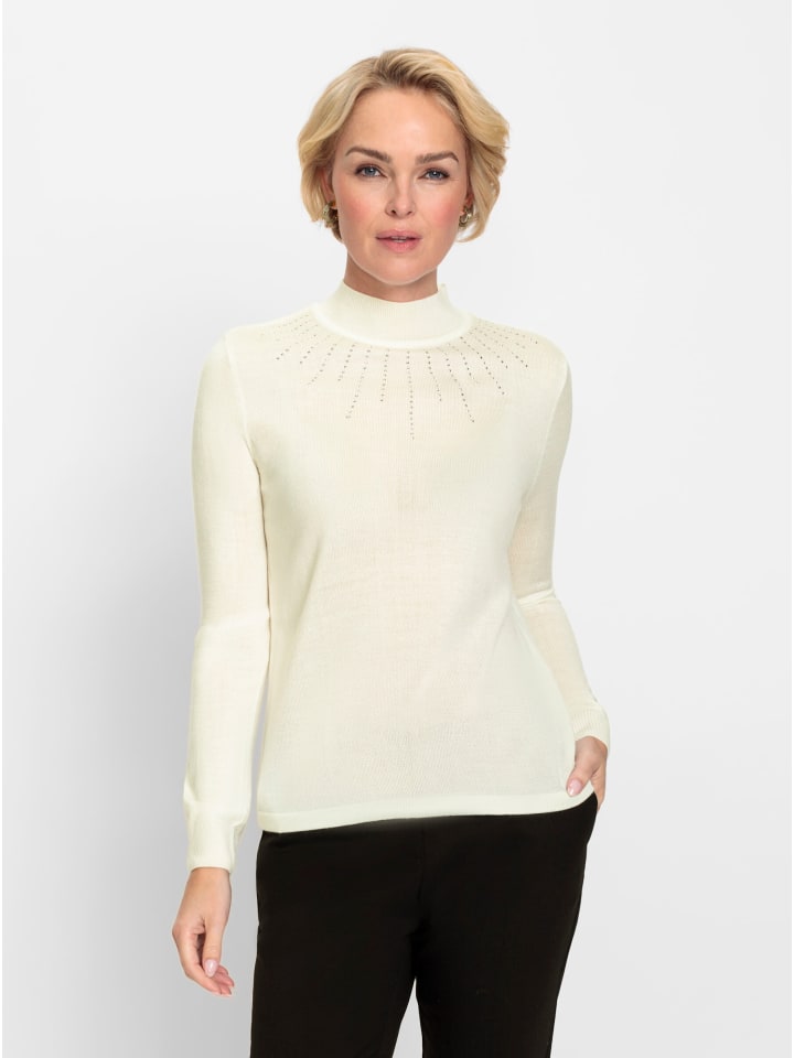 Свитер с воротником-стойкой цвета экрю WITT WEIDEN
Свитер с воротником-стойкой цвета экрю WITT WEIDEN