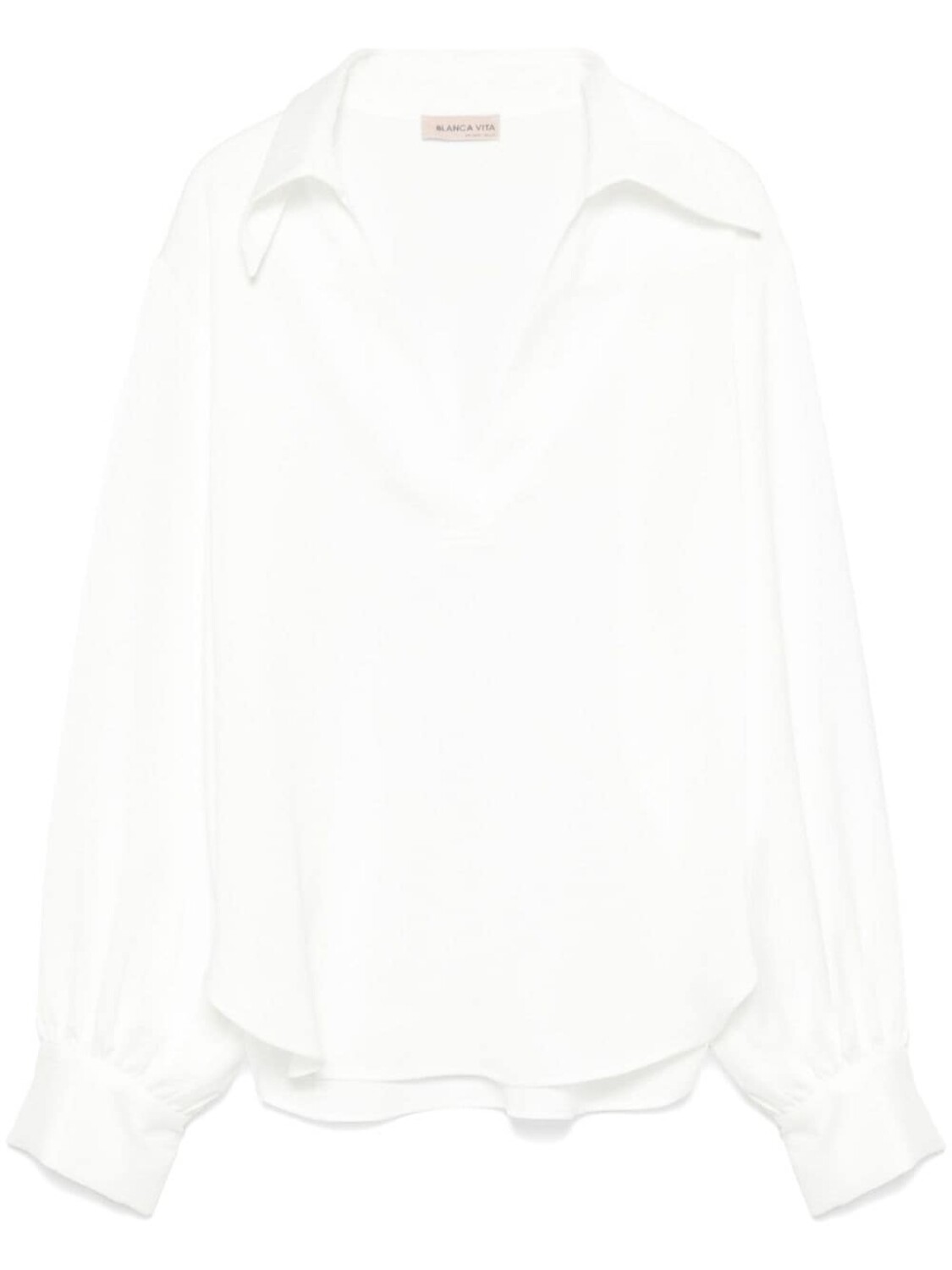 Блузка Blanca Vita из ткани сирсакер, белый
Блузка Blanca Vita из ткани сирсакер, белый