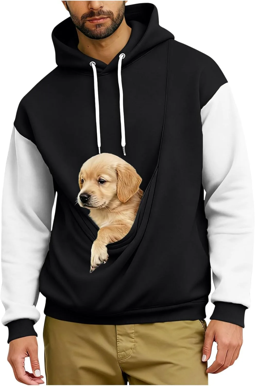 Толстовка с капюшоном для мужчин Oversized, с большим карманом-кенгуру и цветным пэчворком
Толстовка с капюшоном для мужчин Oversized, с большим карманом-кенгуру и цветным пэчворком