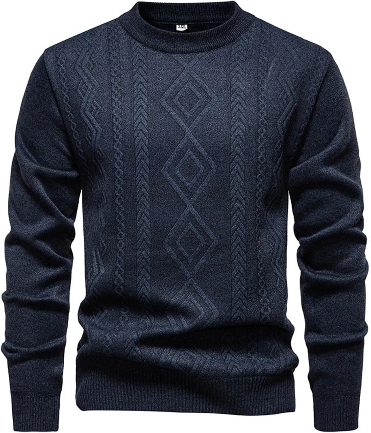 Мужской свитер Stretch Knit, эластичный с круглым вырезом
Мужской свитер Stretch Knit, эластичный с круглым вырезом