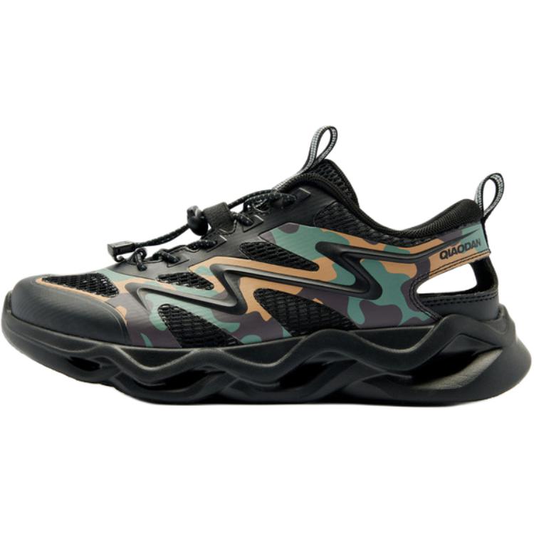 QIAODAN Нескользящие и дышащие низкие детские сандалии, черные, умбровые, для подростков
QIAODAN Нескользящие и дышащие низкие детские сандалии, черные, умбровые, для подростков