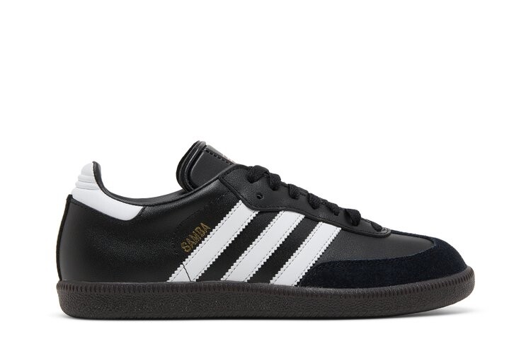 Кроссовки Adidas Samba Leather 'Core Black', черный
Кроссовки Adidas Samba Leather 'Core Black', черный