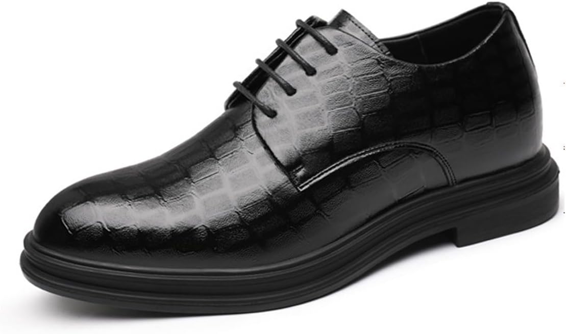 Мужские кожаные туфли UKUBOXBAG с увеличением роста, шнурованные деловые туфли-оксфорды для офиса и свадьбы, черный
Мужские кожаные туфли UKUBOXBAG с увеличением роста, шнурованные деловые туфли-оксфорды для офиса и свадьбы, черный