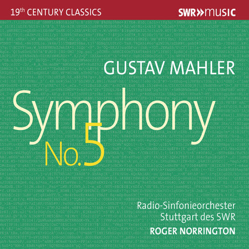 CD диск Mahler / Swr Radio Symphony Orchestra: Symphony 5
CD диск Mahler / Swr Radio Symphony Orchestra: Symphony 5