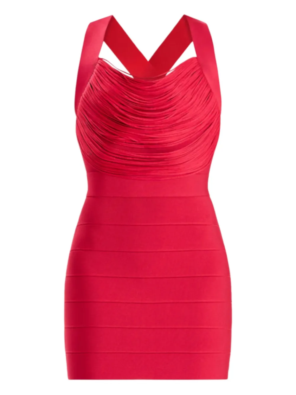 Мини-платье с перекрещивающимися бретелями Hervé Léger, красный
Мини-платье с перекрещивающимися бретелями Hervé Léger, красный