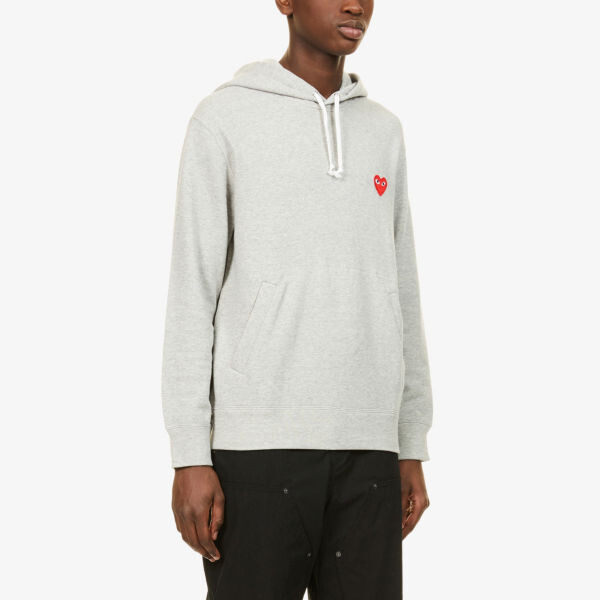 Толстовка из хлопкового джерси с вышитым логотипом Comme des Garçons, серый
Толстовка из хлопкового джерси с вышитым логотипом Comme des Garçons, серый