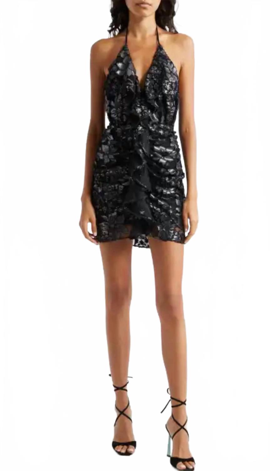 Мини-платье Hackett с металлическим цветочным принтом и бретельками через шею серого цвета Ramy Brook, Gunmetal Flower
Мини-платье Hackett с металлическим цветочным принтом и бретельками через шею серого цвета Ramy Brook, Gunmetal Flower