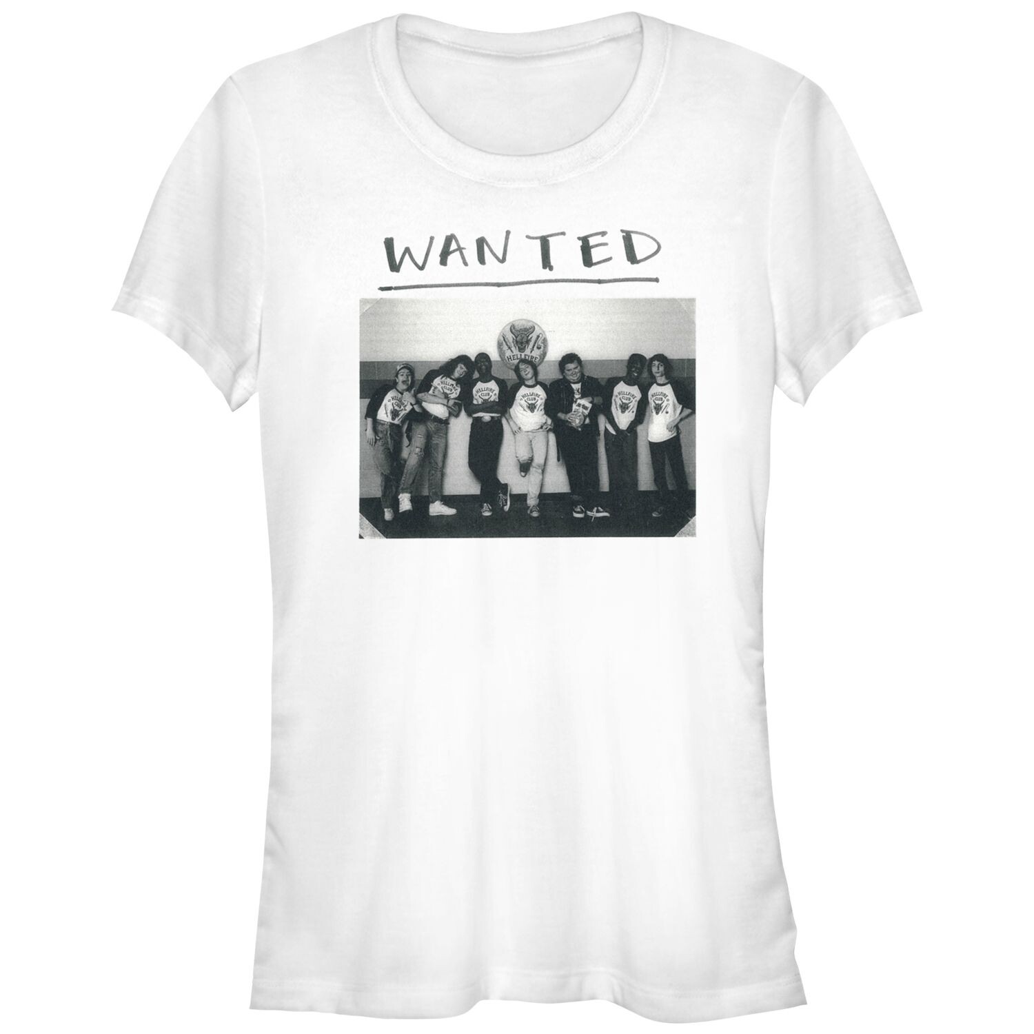 Футболка с изображением и фотографией для юниоров Stranger Things Hellfire Wanted Licensed Character
Футболка с изображением и фотографией для юниоров Stranger Things Hellfire Wanted Licensed Character