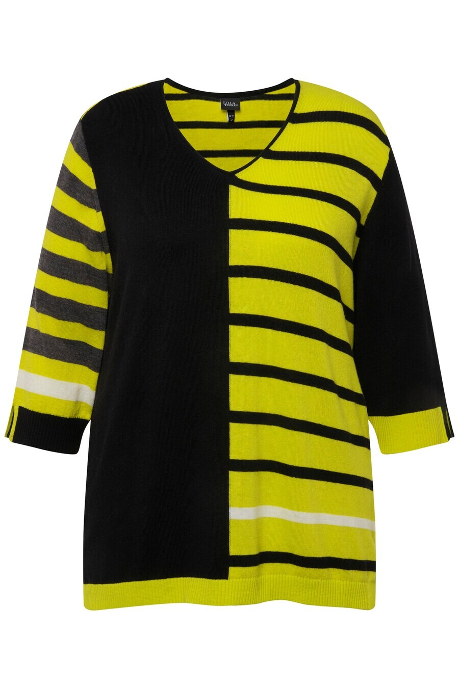 Тонкий вязаный свитер Ulla Popken Sweater, цвет lime/black
Тонкий вязаный свитер Ulla Popken Sweater, цвет lime/black