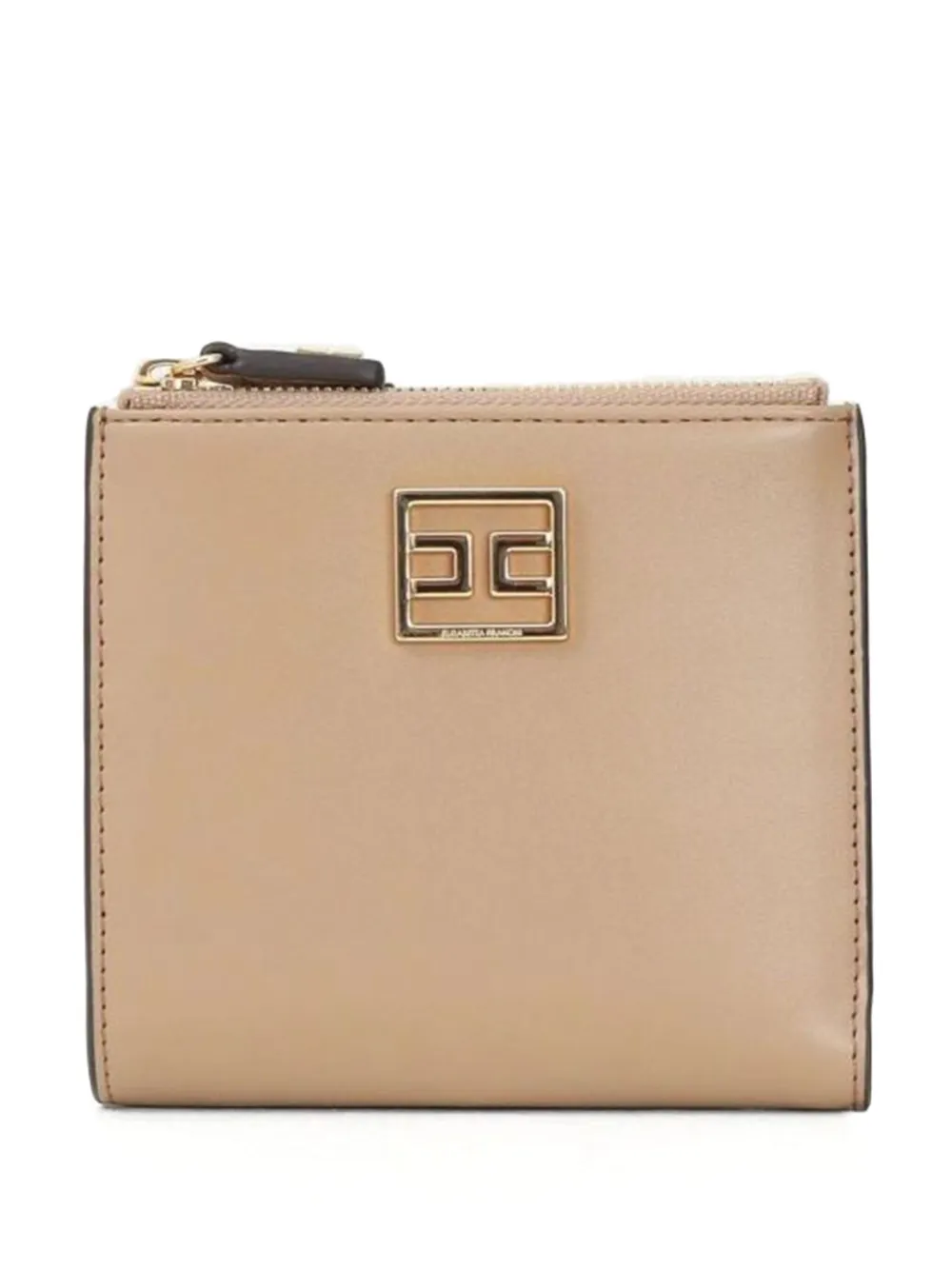 Кошелек с круговой молнией и логотипом Elisabetta Franchi, коричневый
Кошелек с круговой молнией и логотипом Elisabetta Franchi, коричневый