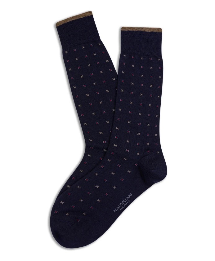 Носки Micro disegno до середины икры Marcoliani, синий
Носки Micro disegno до середины икры Marcoliani, синий