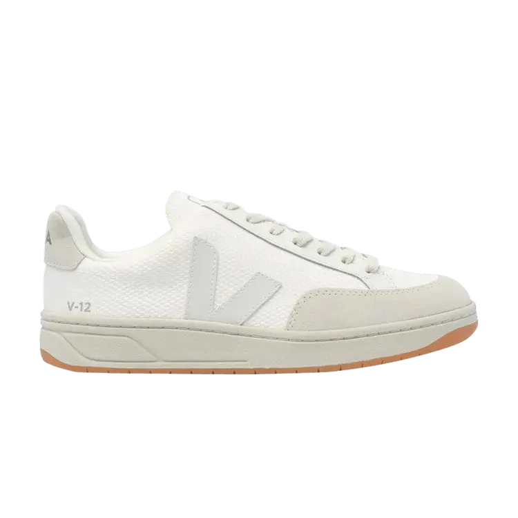 Кроссовки Veja V-12 B-Mesh White Natural, белый 
Кроссовки Veja V-12 B-Mesh White Natural, белый