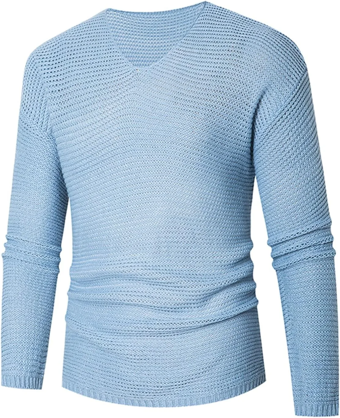 Мужской свитер V-образный вырез легкий зимний вязаный QUNPIU
Мужской свитер V-образный вырез легкий зимний вязаный QUNPIU