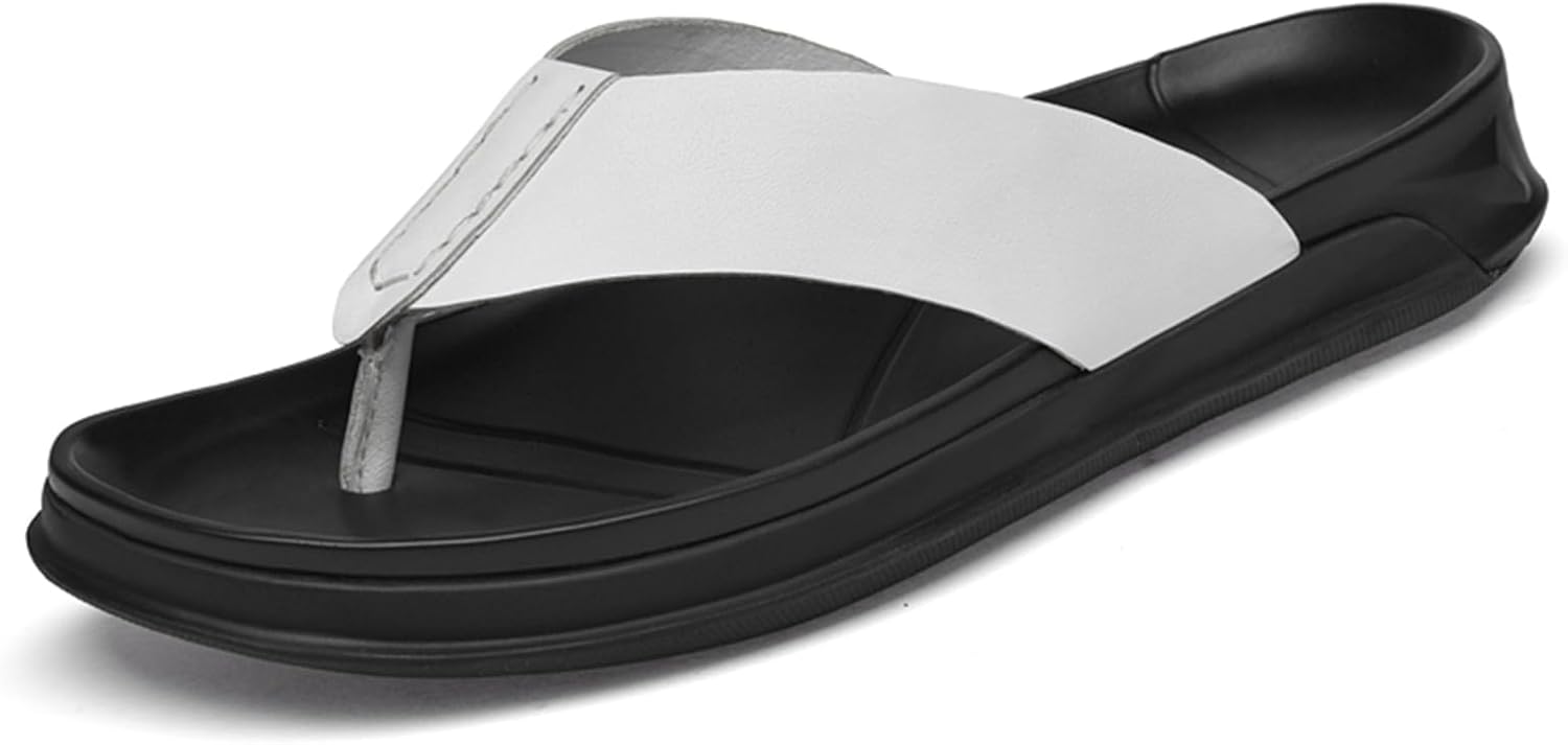 Мужские кожаные сандалии слайд для дома, улицы и пляжа, шлепанцы с ремешком, повседневные спортивные сандалии Abborora, белый
Мужские кожаные сандалии слайд для дома, улицы и пляжа, шлепанцы с ремешком, повседневные спортивные сандалии Abborora, белый