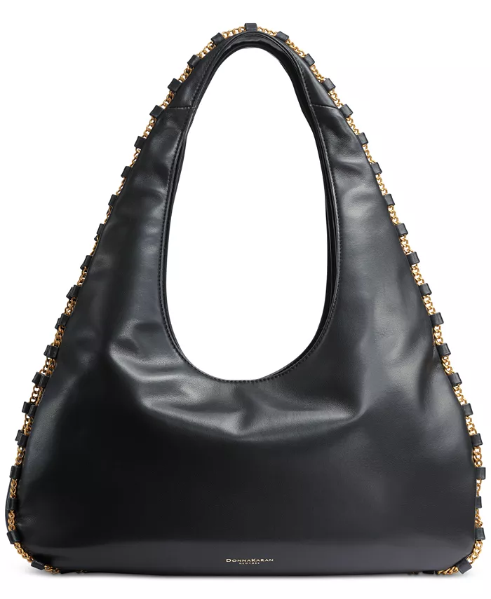 Кожаная сумка через плечо Batiste с тремя отделениями Donna Karan New York, черный
Кожаная сумка через плечо Batiste с тремя отделениями Donna Karan New York, черный