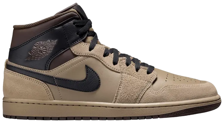 Кроссовки Air Jordan 1 Mid 'Khaki Black', коричневый
Кроссовки Air Jordan 1 Mid 'Khaki Black', коричневый