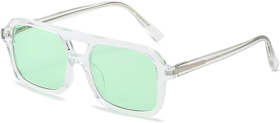 Солнцезащитные очки Candy Color UV400 с двойной перемычкой в стиле панк для мужчин и женщин, для занятий спортом на открытом воздухе и путешествий UYPTK, Transparent Green
Солнцезащитные очки Candy Color UV400 с двойной перемычкой в стиле панк для мужчин и женщин, для занятий спортом на открытом воздухе и путешествий UYPTK, Transparent Green
