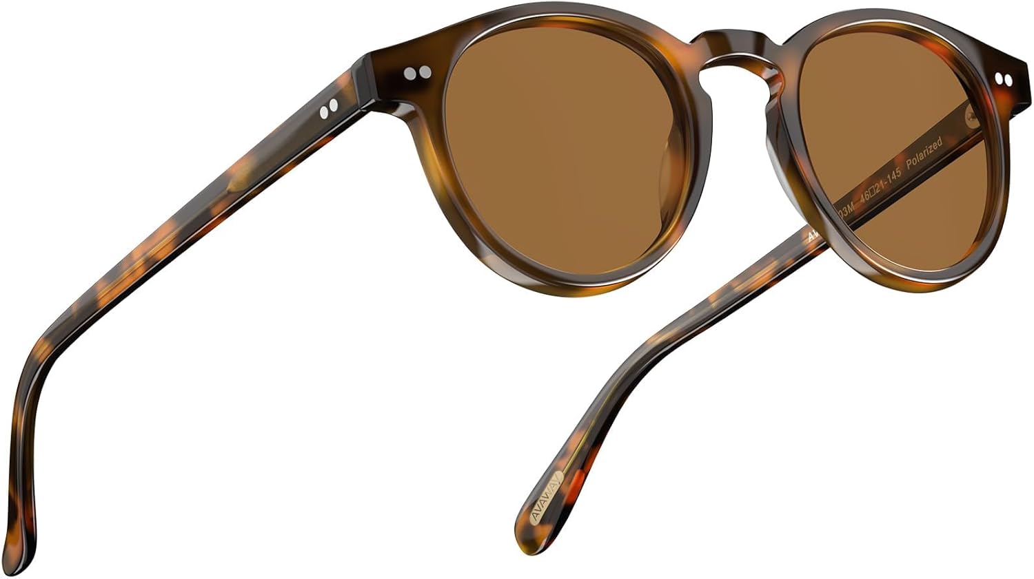Солнцезащитные очки AVAWAY для женщин и мужчин, маленькие, поляризованные, с круглой оправой из ацетата, защита от УФ-излучения UV400, для вождения, отдыха, летних прогулок, A1: Golden Havana / Brown Lens
Солнцезащитные очки AVAWAY для женщин и мужчин, маленькие, поляризованные, с круглой оправой из ацетата, защита от УФ-излучения UV400, для вождения, отдыха, летних прогулок, A1: Golden Havana / Brown Lens