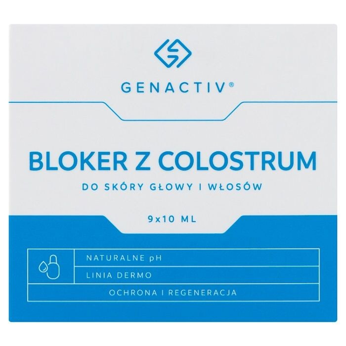 Ампулы для кожи головы Bloker Z Colostrum Genactiv, 9 шт 
Ампулы для кожи головы Bloker Z Colostrum Genactiv, 9 шт