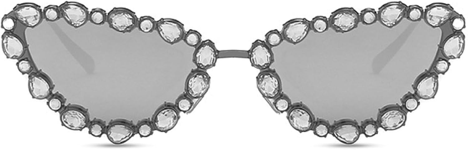 Солнцезащитные очки «кошачий глаз» с блестящими кристаллами для женщин, винтажный стиль, роскошные солнцезащитные очки со стразами, элегантные женские очки mincl, Gray&silver
Солнцезащитные очки «кошачий глаз» с блестящими кристаллами для женщин, винтажный стиль, роскошные солнцезащитные очки со стразами, элегантные женские очки mincl, Gray&silver