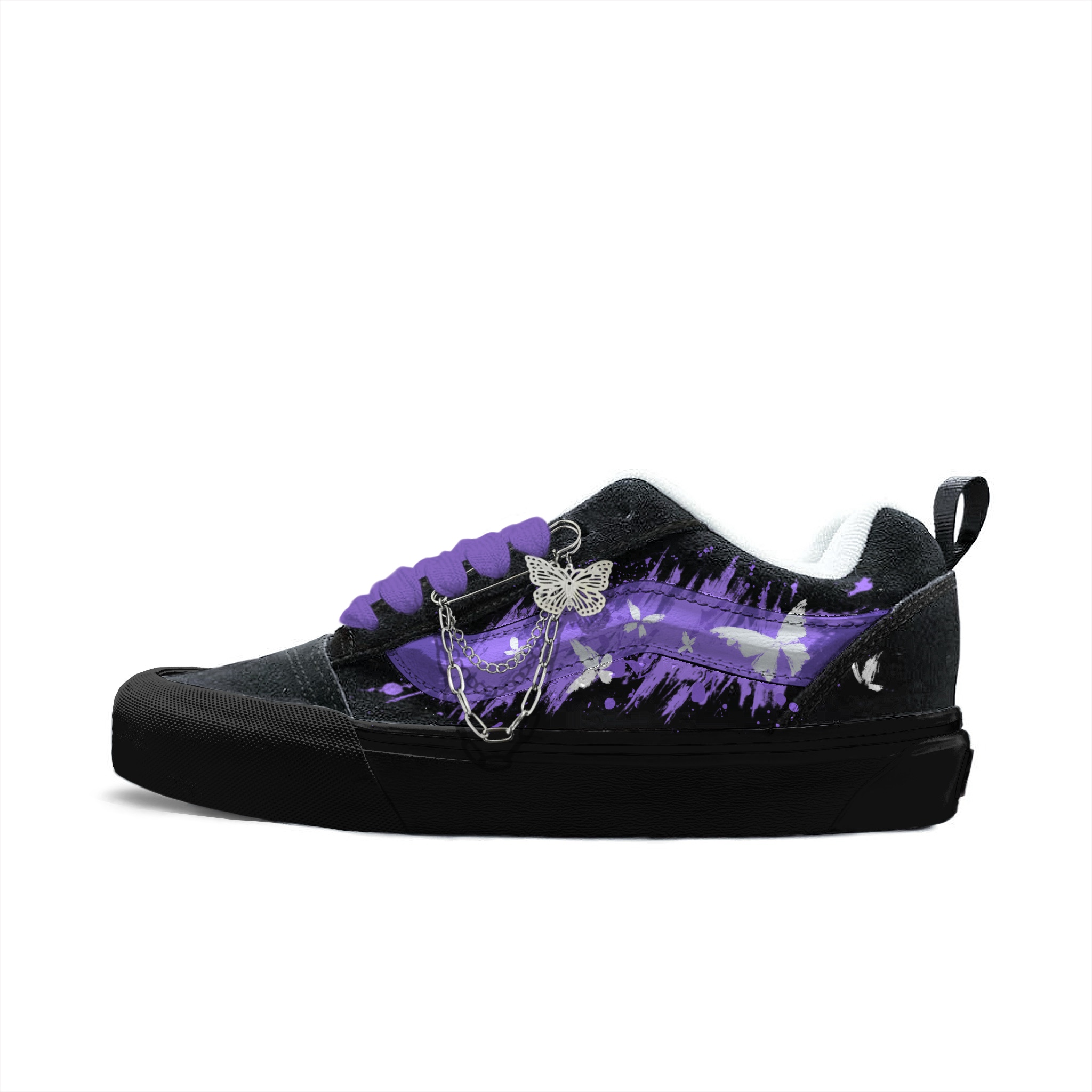 Knu Skool устойчивые к истиранию низкие кроссовки для скейтбординга унисекс black Vans, фиолетовый
Knu Skool устойчивые к истиранию низкие кроссовки для скейтбординга унисекс black Vans, фиолетовый