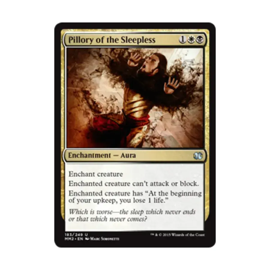 CCG Позорный столб бессонных (U), MTG - Modern Masters 2015
CCG Позорный столб бессонных (U), MTG - Modern Masters 2015